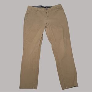 Michael Kors Mens Parker Slim Fit Chino Pants Tan Size 33x30